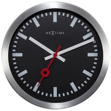 19cm NeXtime Station Stripe Table & Wall Clock